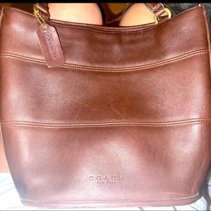 Coach Vintage Leather Tote Purse 9098